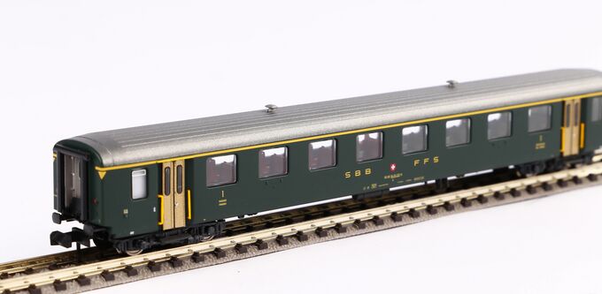 N-Personenwagen EW I-Wagen "alte Schrift" 1. Klasse SBB IV