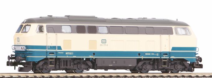N Sound-Diesellokomotive 216 DB IV, inkl. PIKO Sound-Decoder