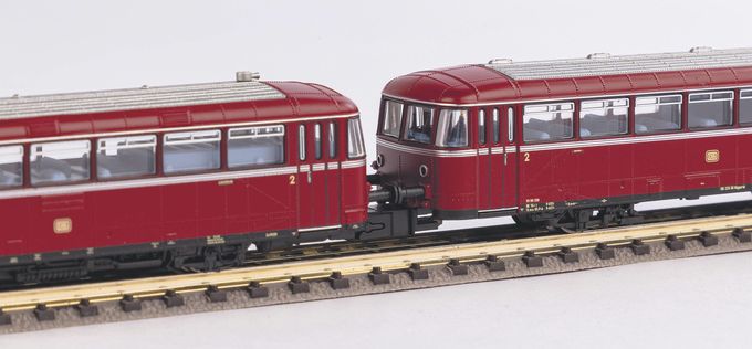 N Schienenbus mit Steuerwagen DB III