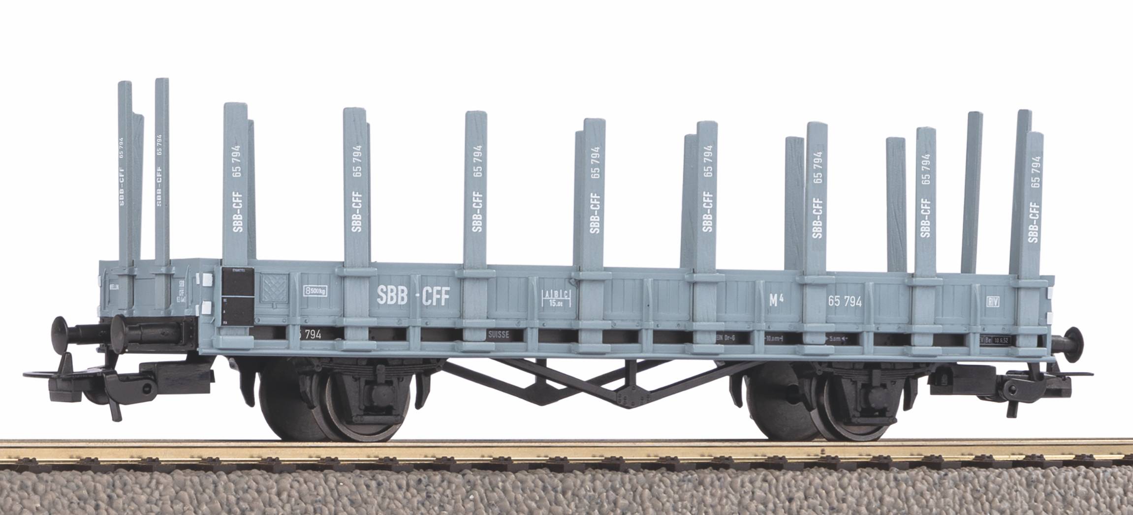 Piko Niederbordwagen CSD III – Modellbahnwagen Für Epoche III, Gleichstrom