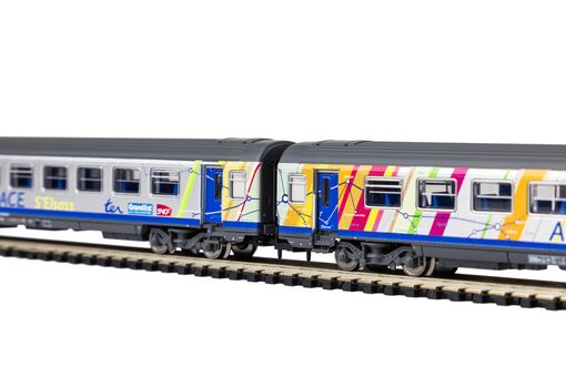 N-2er Set Corailwagen ALSACE 2x 2. Klasse SNCF VI