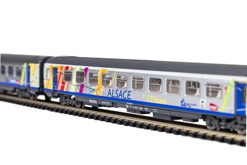 N-2er Set Corailwagen ALSACE 1. + 2. Klasse SNCF VI
