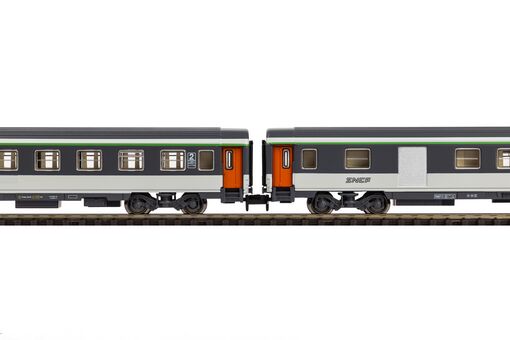 N 2er Set Abteilwagen 2 Klasse + 2 Klasse Gepäckabteilwagen SNCF IV/V