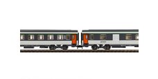 N 2er Set Abteilwagen 2 Klasse + 2 Klasse Gepäckabteilwagen SNCF IV/V