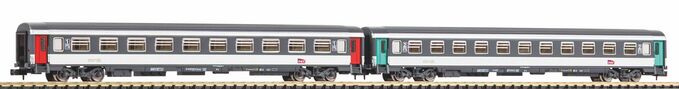 N 2er Set Abteilwagen 1. Klasse + 2. Klasse SNCF VI