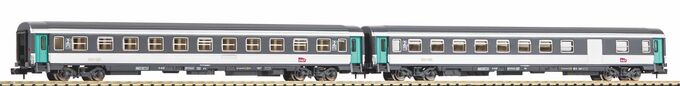 GER: N-2er Set Abteilwg. 2.Kl.+ 2.Kl./Gepäckabteil SNCF VI