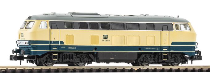 GER: N-Diesellok/Sound BR 216 blau beige DB IV + Next18 Dec.