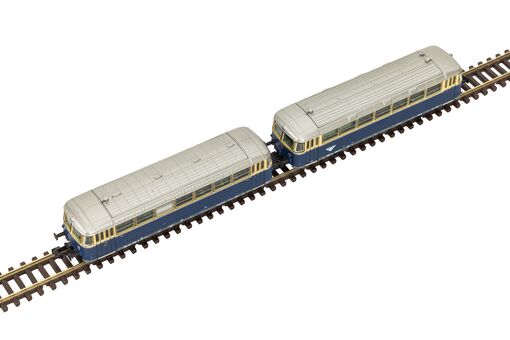 N Schienenbus 5081 mit Steuerwagen &Ouml;BB IV 2-tlg.