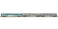 N 3er Set Personenwagen Silberling DB AG V
