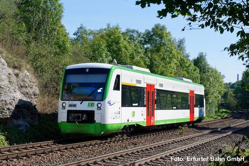 N-Sound-Dieseltriebwagen RegioShuttle 1 Erfurter Bahn VI, inkl. PIKO Sound-Decoder