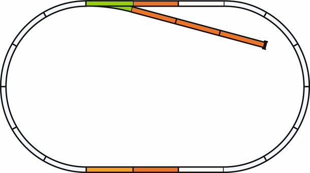 PIKO A-Track w. Roadbed Set B