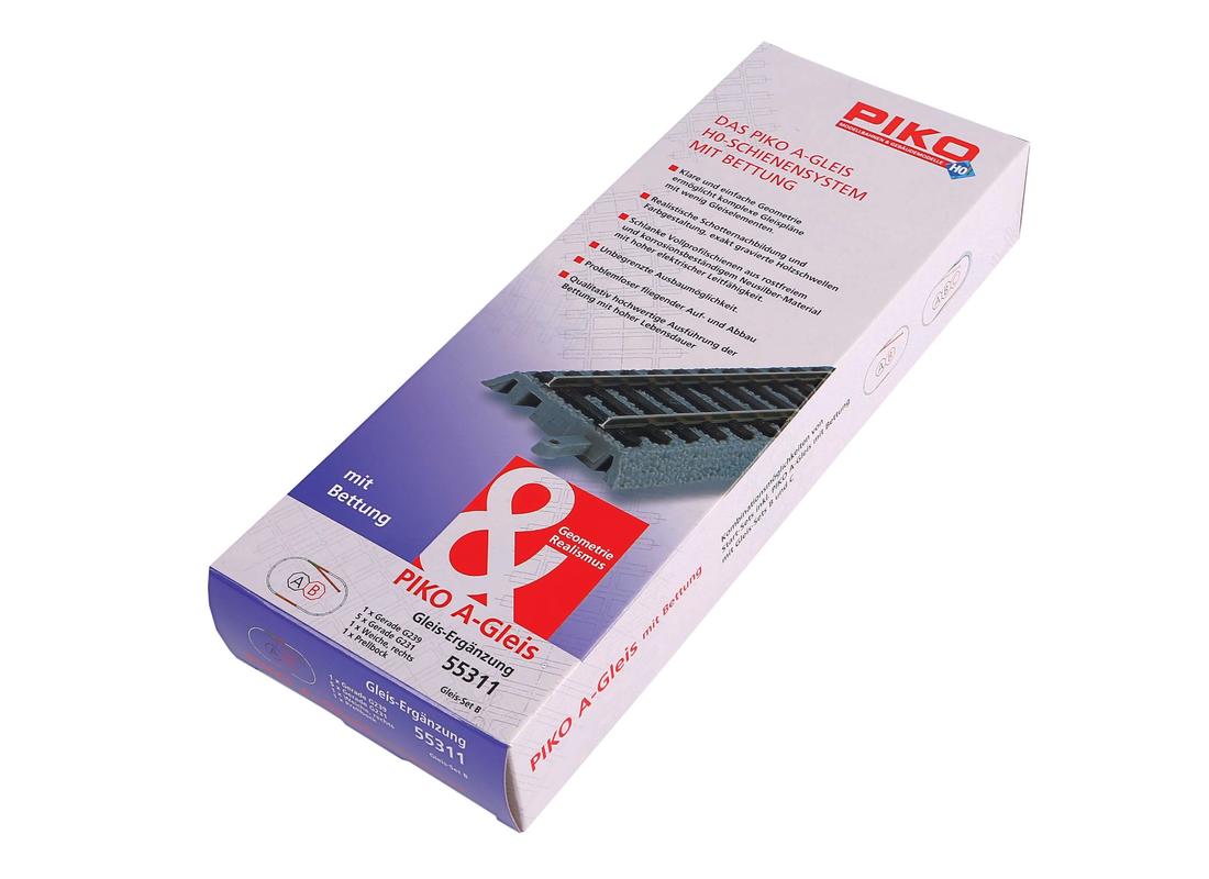 PIKO A-Gleis mit Bettung Set: B - piko-shop.de