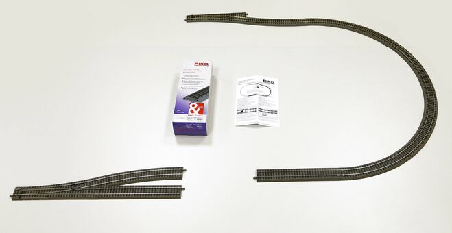 PIKO A-Gleis mit Bettung Set: C