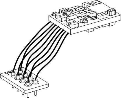 PIKO SmartDecoder 8-polig, multiprotokoll, mfx