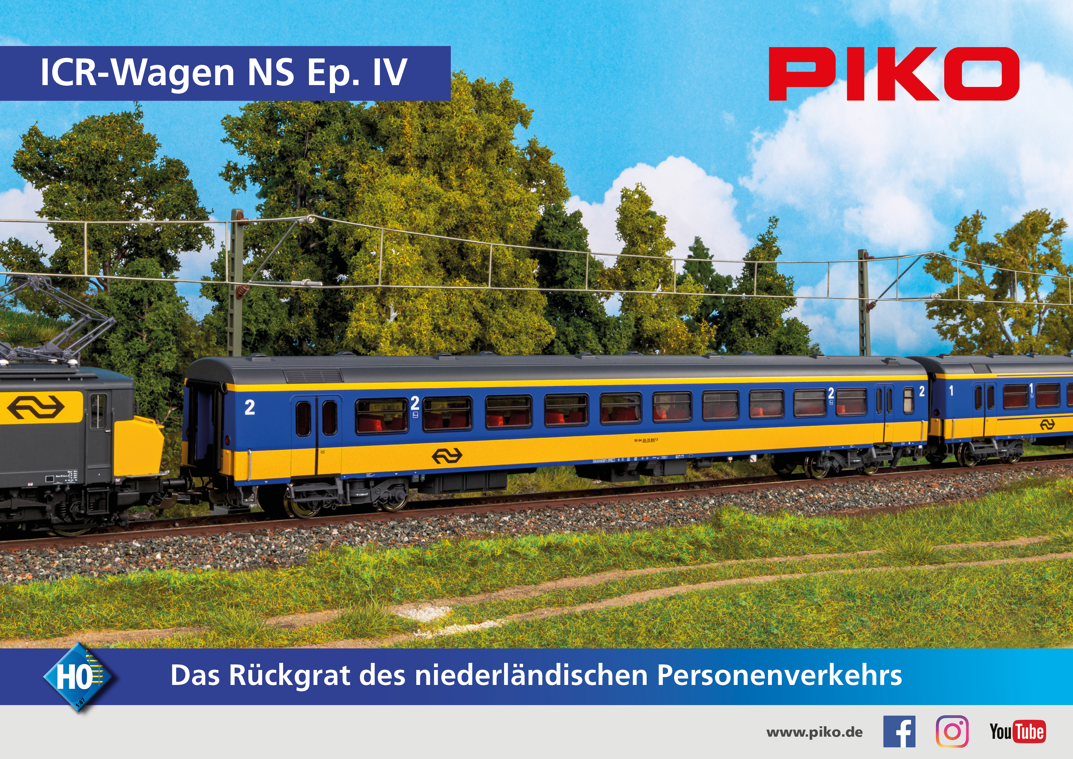 Perswg. ICR 1. Kl. NS IV Buy modeltrains | PIKO Webshop