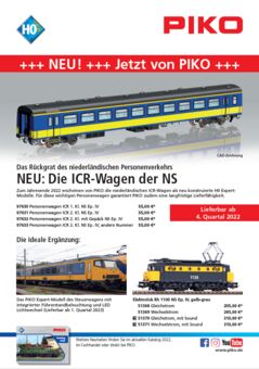 Personenwagen ICR 2. Klasse NS IV