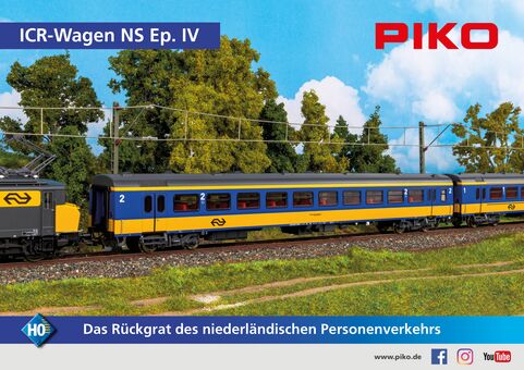 Personenwagen ICR 2. Klasse mit Gepäckabteil NS IV
