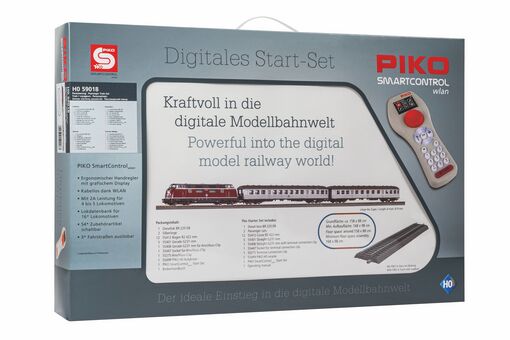GER: PIKO SmartControlwlan Set mit Bettungsgleis DB IV Personenzug