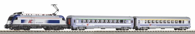 PIKO SmartControl WLAN Set mit Bettungsgleis PKP Intercity V Personenzug