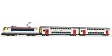 GER: PIKO SmartControlwlan Set mit Bettungsgleis SNCB Doppelstock-Personenzug