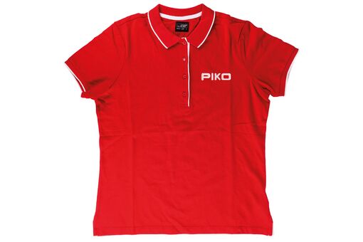 PIKO Polo-Shirt M, rot unisex