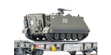 Panzertransportwagen Slmmnps mit M113 Sch&uuml;tzenpanzer SBB-CFF V