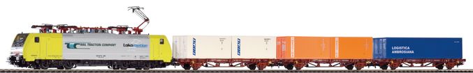 Start-Set Containerzug BR 189 + 3 Containerwagen FS