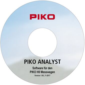 Software für PIKO alle Messwagen (CD-ROM) "PIKO Analyst"