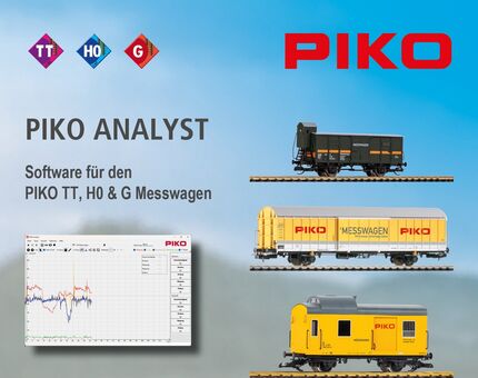 Software für PIKO alle Messwagen (Versand per Mail) "PIKO Analyst"