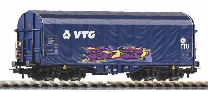 Schiebeplanenwagen Shimmns VTG mit Graffiti VI