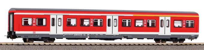 x Passenger car 1st/2nd cl. DB AG V, traffic red