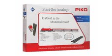 Starter Set Taurus ÖBB w. 3 IC Passenger cars, PIKO A-Track w. Railbed