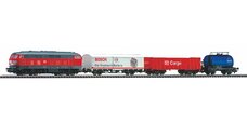 Starter Set Freight Train DB Cargo, PIKO A-Track w. Railbed