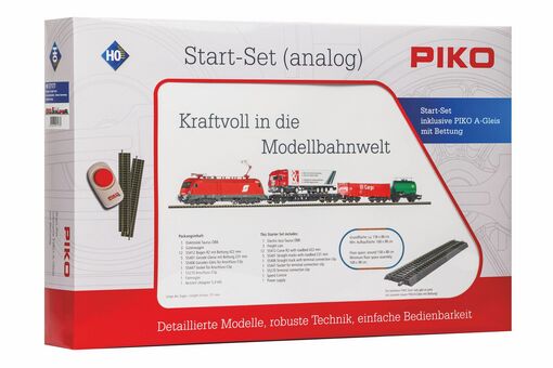 Start-Set mit Bettung Taurus ÖBB mit Güterwagen