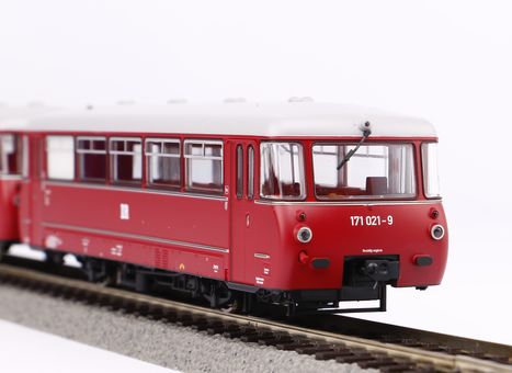 Sound-Dieseltriebwagen BR 171 + VB DR IV Wechselstromversion, inkl. PIKO Sound-Decoder