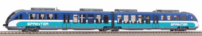 Sound-Dieseltriebwagen "Desiro" NCTD Sprinter VI Wechselstromversion, inkl. PIKO Sound-Decoder,