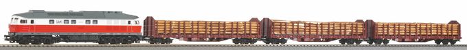 WFL BR 232 Diesel w/3 pulpwood cars VI