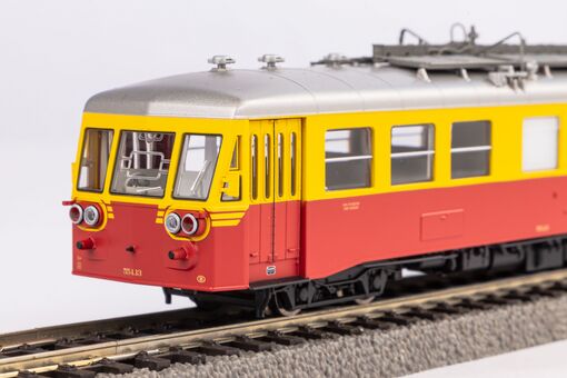 Sound-Diesel-Schienenbus Rh 554 SNCB III Wechselstromversion, inkl. PIKO Sound-Decoder