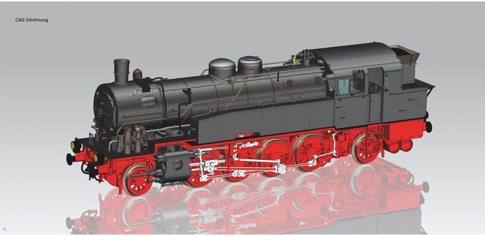 BR 93.0 Steam loco DB III Sound 