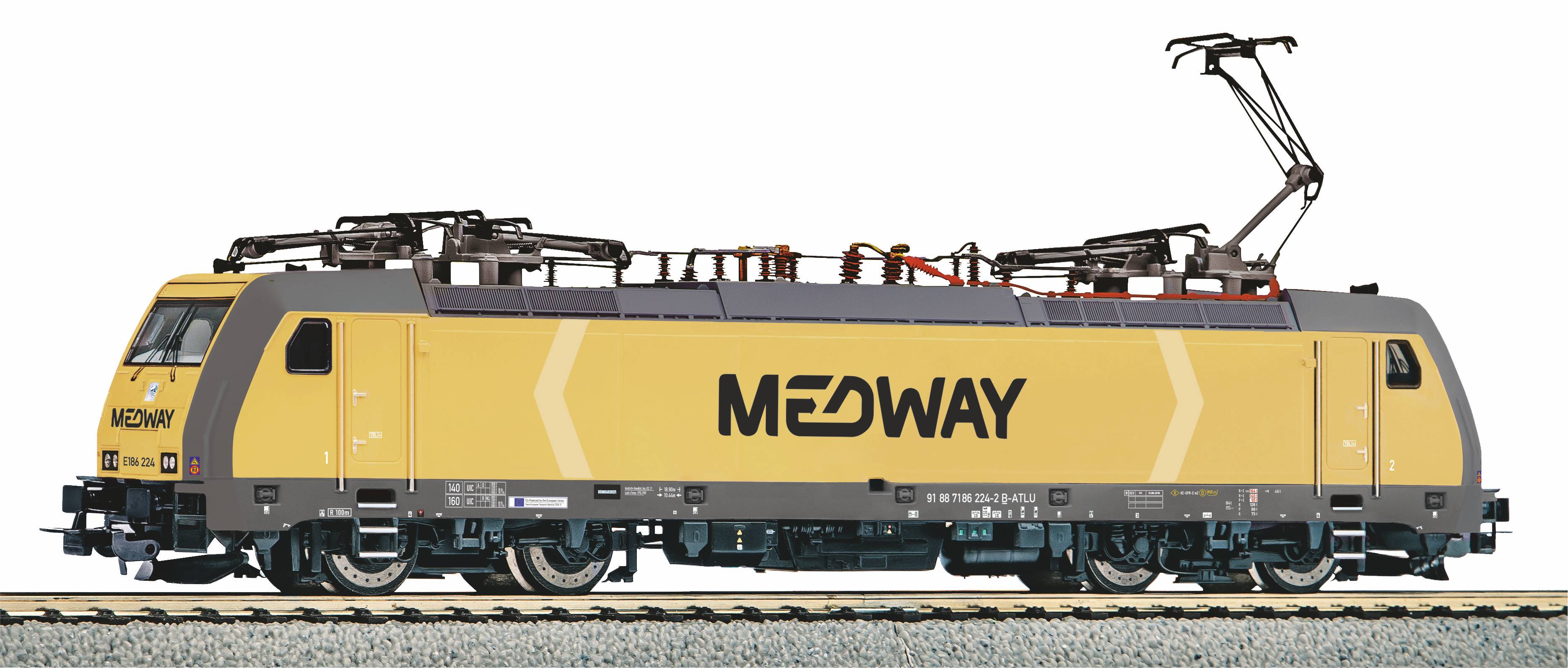 Sound-E-Lok BR 186 Medway VI, inkl. PIKO Sound-Decoder Modelleisenbahn ...