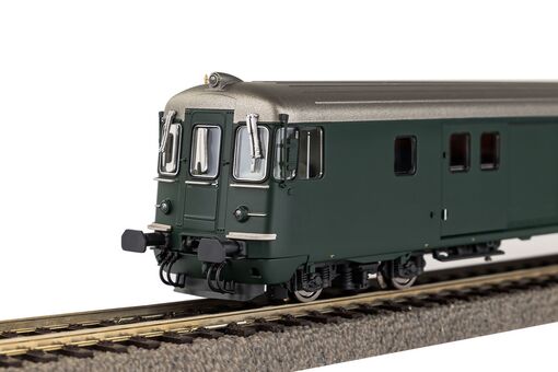 Steuerwagen BDt EW II SBB Ep. IV, grün und alte Schrift