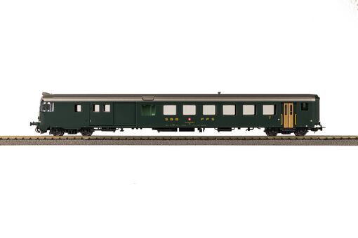 Steuerwagen BDt EW II SBB Ep. IV, grün und alte Schrift