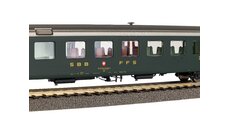 Steuerwagen BDt EW II SBB Ep. IV, grün und alte Schrift