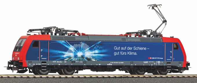 GER: Sound-E-Lok 484 020 "Gut fürs Klima" SBB Cargo VI, inkl. PIKO Sound-Decoder