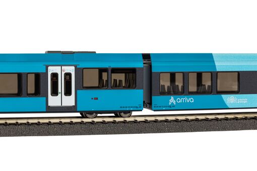 Sound-Dieseltriebwagen GTW 2/8 "Stadler" Arriva VI Wechselstromversion, inkl. PIKO Sound-Decoder