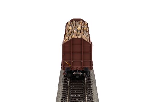 Roos-t642 Log car w/log load RSBG VI