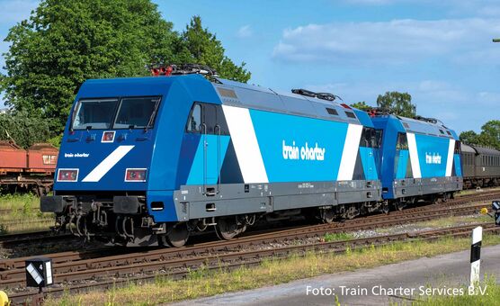 GER: Sound-E-Lok BR 101 Train Charter VI Wechselstromversion, inkl. PIKO Sound-Decoder