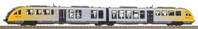 Sound-Dieseltriebwagen "Desiro" Lokaltog VI Wechselstromversion, inkl. PIKO Sound-Decoder,