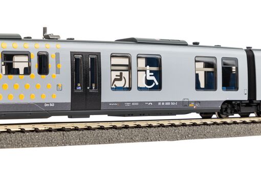 Sound-Dieseltriebwagen "Desiro" Lokaltog VI Wechselstromversion, inkl. PIKO Sound-Decoder,