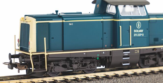Sound-Diesellok BR 211 Solvay V Wechselstromversion, inkl. PIKO Sound-Decoder